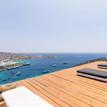 公寓 Greek Psarou Above Nammos Mykonos Town