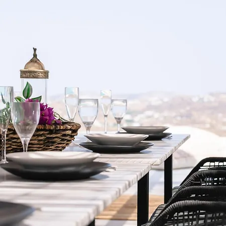 Greek Psarou Above Nammos * Mykonos Town