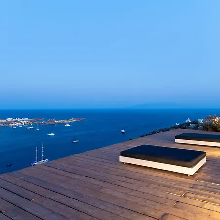 Greek Psarou Above Nammos Mykonos Town