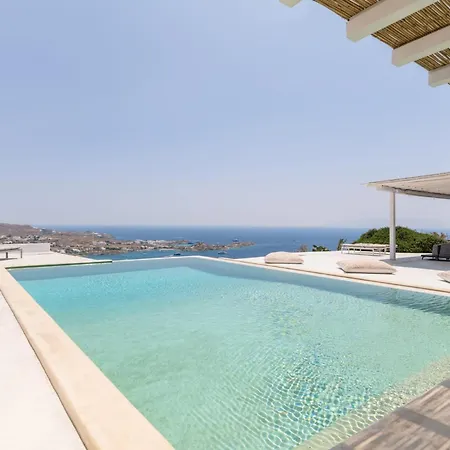 Greek Psarou Above Nammos * Mykonos Town